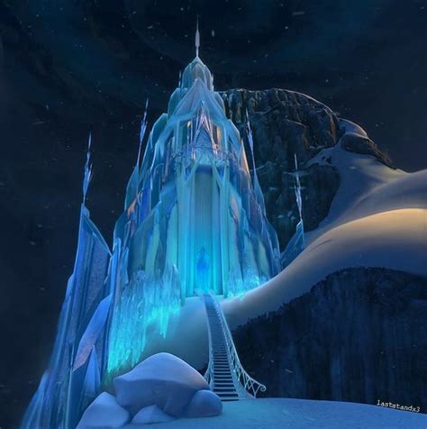 Elsa's ice castle | Ice castles, Frozen wallpaper, Frozen disney movie