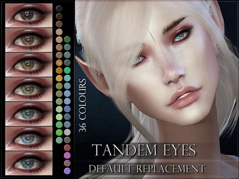 Tandem Eyes - Default Replacement (TS4) | Sims 4 cc eyes, Sims 4, Sims