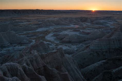 A Tree Falling: Badlands National Park: Sunrise