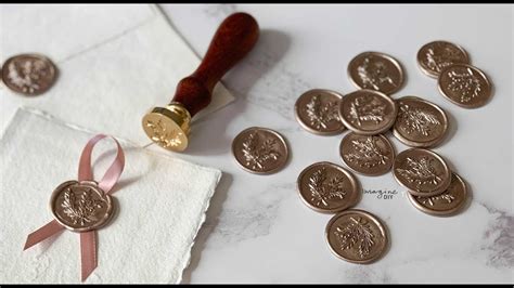 How To Make Wax Seals - Find out how to make wax seals for Wedding Stationery - YouTube