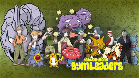 Gym Leaders Pokemon Red Wallpaper by DekuAnthony on DeviantArt