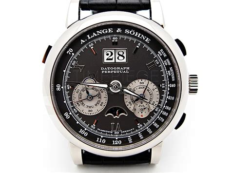 A. Lange & Sohne Datograph Perpetual 18k White Gold | Timepiece Trader