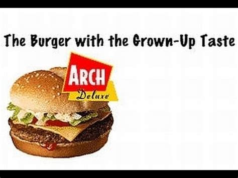 McDonald's Arch Deluxe Commercial 1996 - YouTube