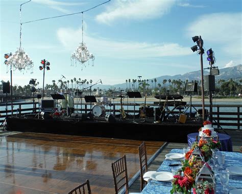 Wedding on Stearns Wharf pier at the Santa Barbara Museum of Natural ...