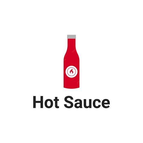 Premium Vector | Hot sauce logo design template