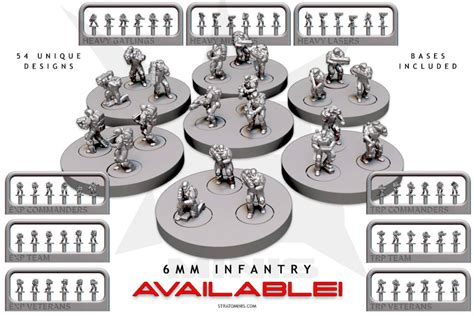 Strato Minis Studio | Wargaming Miniatures | 6mm Infantry Production