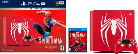 Customer Reviews: Sony PlayStation 4 Pro 1TB Limited Edition Marvel's Spider-Man Console Bundle ...