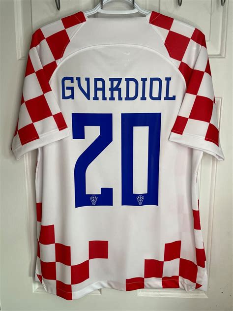 Croatia JOŠKO GVARDIOL Home Jersey World Cup 2022 All Sizes - Etsy