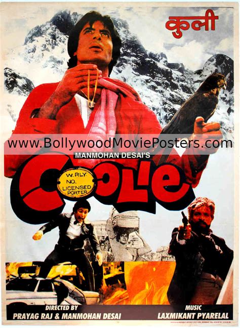 Coolie poster: Buy 1983 film Amitabh Bachchan old movies posters online!