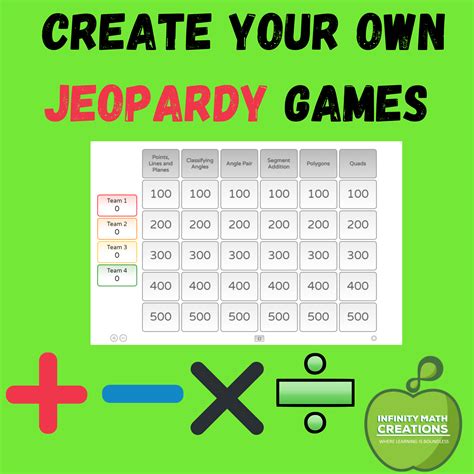 Best Make Your Own Jeopardy Game Presentation Template ...