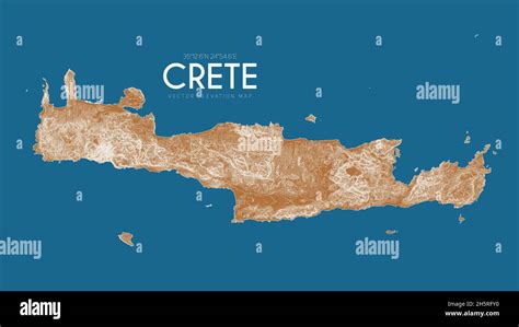 Crete map hi-res stock photography and images - Alamy