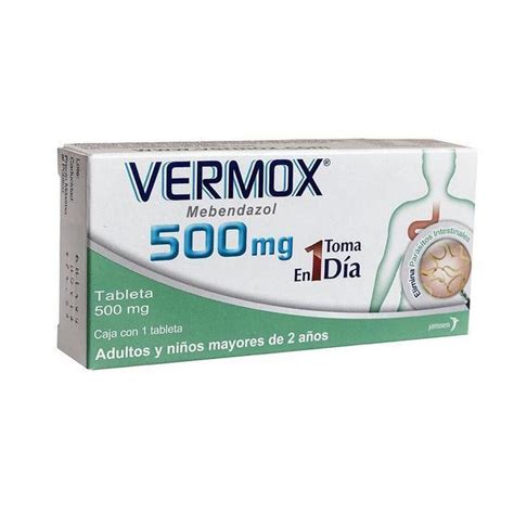 Vermox – Mebendazole 500mg 1tab | Nootropics Mexico