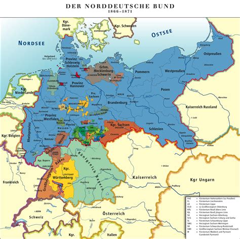 Big Blue 1840-1940: Germany: North German Confederation 1866-71