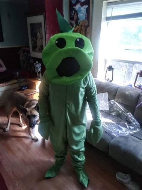 Plants Vs Zombies Adult Peashooter Costume | Plants Vs Zombies Costumes