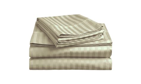 100% Egyptian Cotton Royal Sateen 4-Piece Sheet Sets | Groupon
