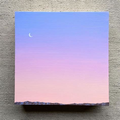 Cotton Candy-Colored Landscape Paintings Showcase the Tranquil Beauty of Western Skies | Sunset ...