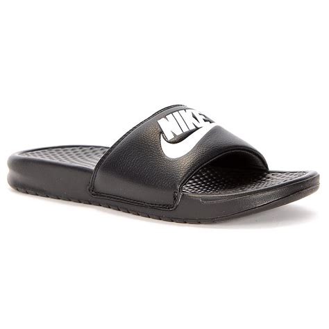 NIKE MEN'S BENASSI BLACK/ WHITE JDI SLIDES 343880090 - Sports "R" Us Ltd