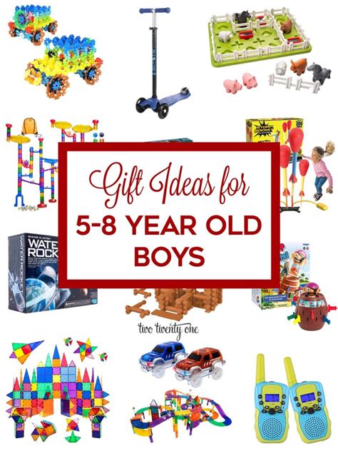 Gift Ideas for Boys - Ages 5, 6, 7, 8