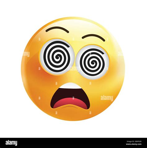 Spiral eyes emoji hi-res stock photography and images - Alamy