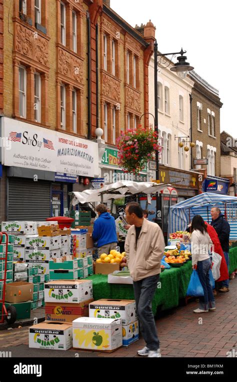 Fruits market, Deptford, London, England, United Kingdom Stock Photo ...