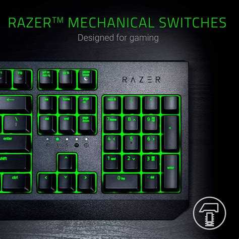 Razer BlackWidow Essential: Esports Gaming Keyboard - Razer Hypershift - Razer Green Mechanical ...