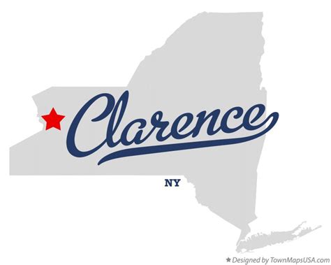 Map of Clarence, NY, New York