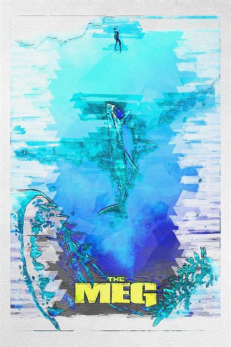 Movie The Meg Shark Digital Art by Keagan Arcelina | Fine Art America