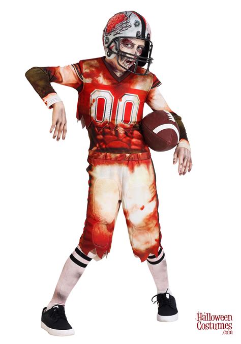 Child Zombie Football Player Costume | Zombie football player, Zombie ...