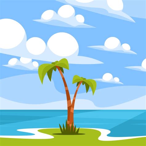 Tropical Beach Royalty Free Stock SVG Vector and Clip Art