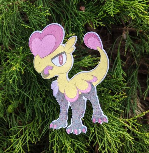 Shiny Jangmo-o sticker Holo and Matte Pokemon Sticker | Etsy