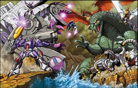 Trypticon vs Godzilla | Godzilla, Transformers artwork, Kaiju