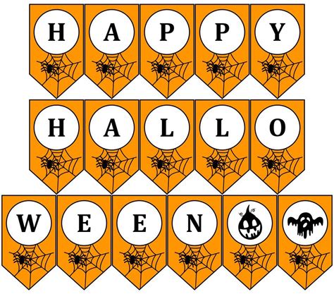 Printable Halloween Banner | Halloween banner, Happy halloween banner ...