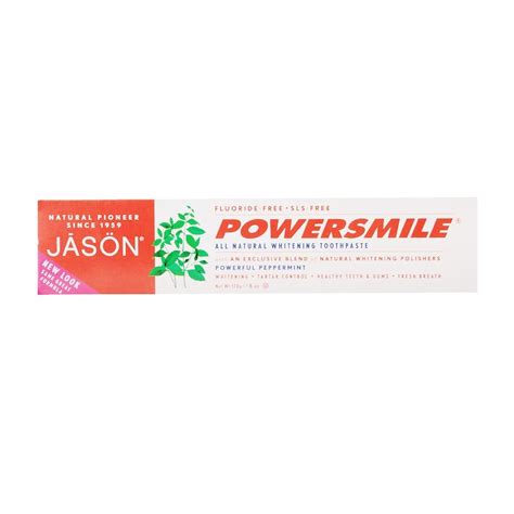 JASON Power Smile All Natural Whitening Toothpaste Peppermint | Walgreens