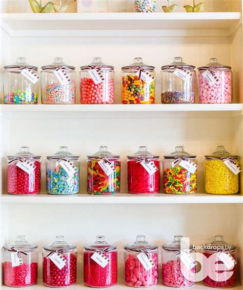 Candy Shop Photography Backdrop FD-AD-005 - Etsy | Candy room, Candy shop, Candy storage ideas