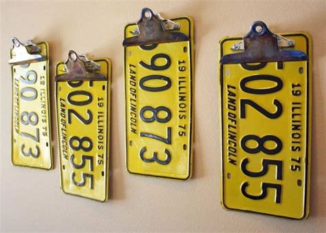 13 Creative Uses For Your Old License Plates in 2020 | Old license plates, Automotive decor ...