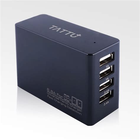 4 Ports USB AC Adapter 6.8A - 889551004374