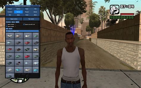 GTA San Cheat Menu 1.6 Cheat For GTA San Andreas Download - GTA Mod Mafia