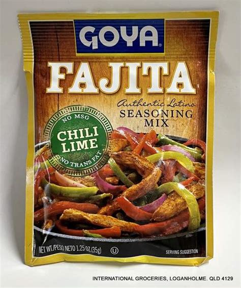 Goya Fajita Seasoning Mix 35g - GS International Groceries - GS ...