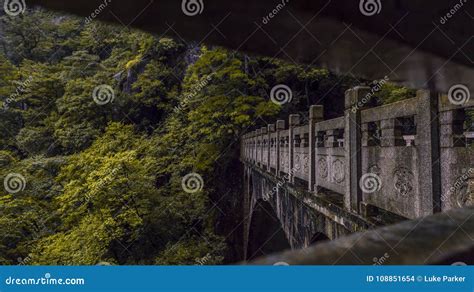 Mountain Bridge stock photo. Image of supports, mountain - 108851654