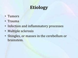 CRANIAL NERVE DISORDERS | PPT