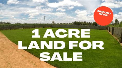 1 Acre Land for Sale in International Airport Road, Bangalore ☎️ +91 99001 42491 - YouTube