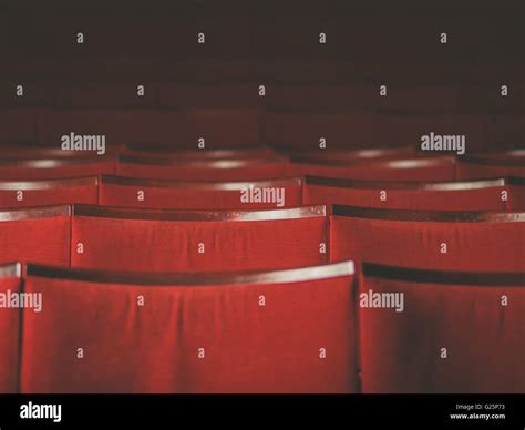 Empty seats in a movie theater Stock Photo - Alamy