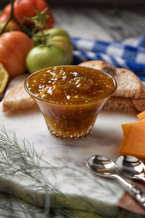 Green Tomato Jam: An Unusual Recipe! - She Loves Biscotti