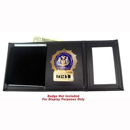 NYPD Detective Trifold Badge Wallet | NY Police Badge Wallet | Police ...