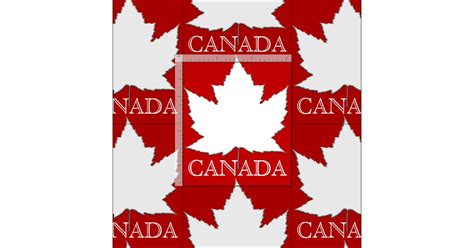 Canada Fabric Canada Flag Fabric Customized Fabric | Zazzle