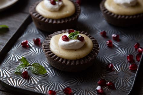 Mini Christmas Tarts w. Spiced Custard | Luci's MOrsels