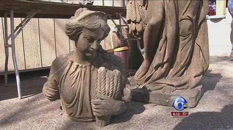 Vandals destroy Roman goddess statue in Hamilton - 6abc Philadelphia