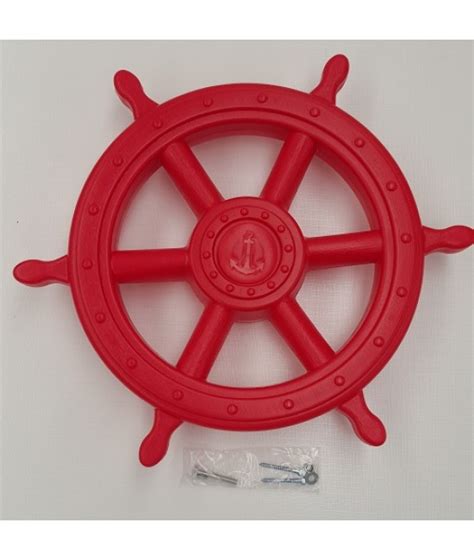 Jumbo Pirate Ship Wheel - RED - Outdoor toys and play equipment ...