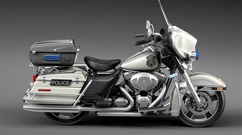 Harley Davidson Electra Glide Police 2013 - 3D Model by SQUIR