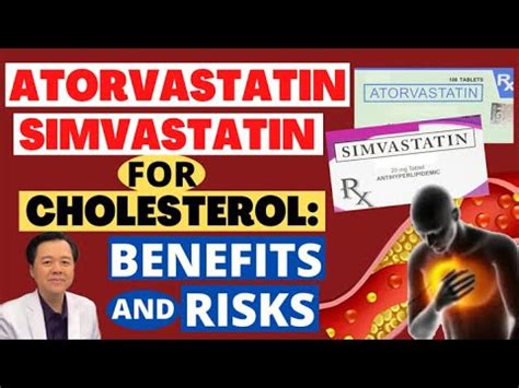 ATORVASTATIN, SIMVASTATIN for Cholesterol: Benefits and Risks - By Doc Willie Ong - YouTube